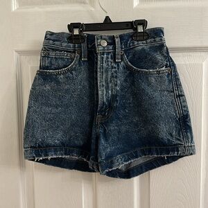 Abercrombie & Fitch High Waisted Vintage Style Denim Shorts